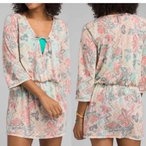 Prana Keoki Tunic Cover-Up dress Geo print - EUC size L